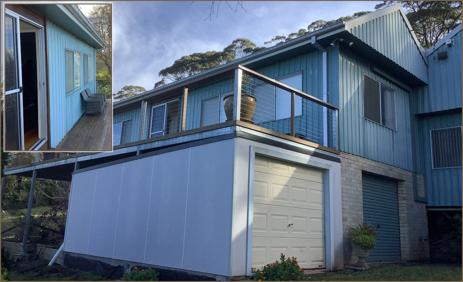 An asbestos sheeted property carefully and safely prepared and refinished Blue Mountains 2024