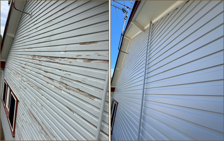 Blackheath timber cottage repainting exterior walls 2025