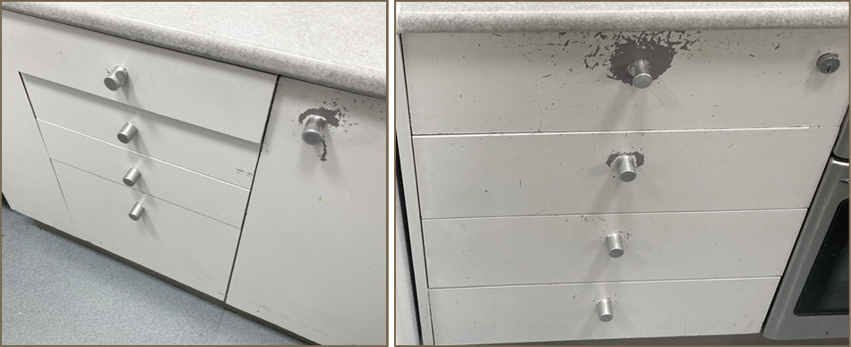 Kitchen Drawers Repairs, Old Paint Removal, Repainting Blue Mountains 2024