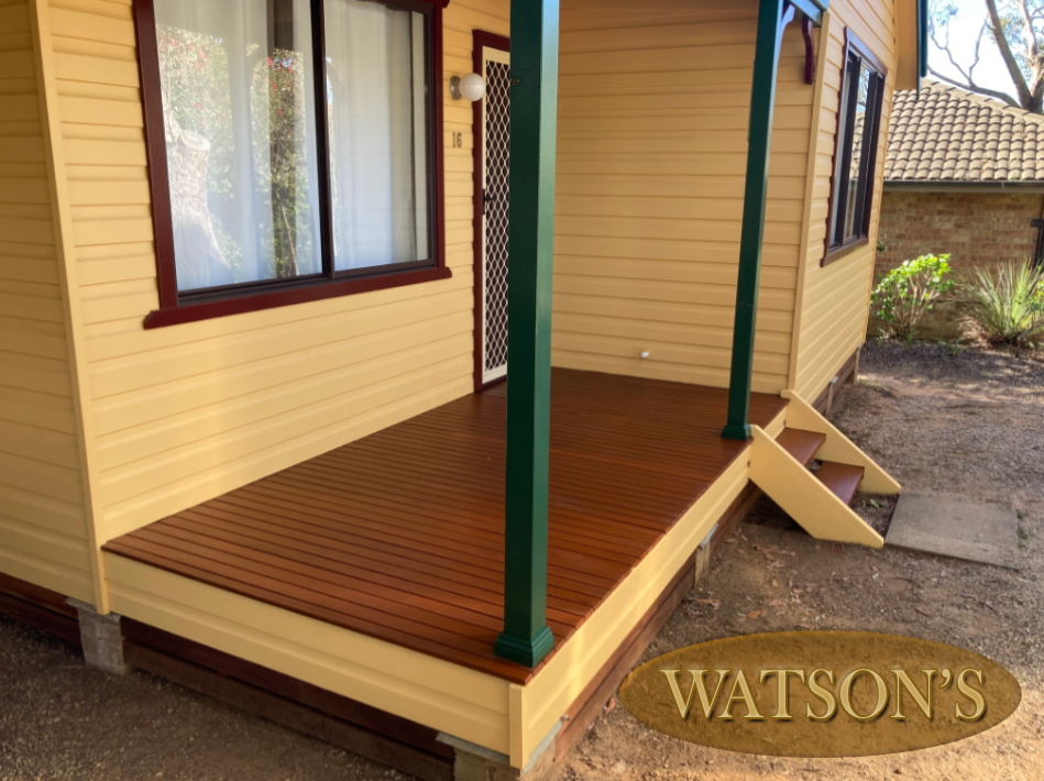 Timber deck and post restoration October 2025