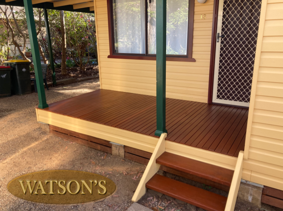 Timber deck and posts restoration October 2025