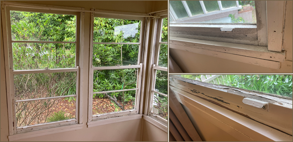 Rental property window and walls repaint for Re-Let Blue Mountains 2024